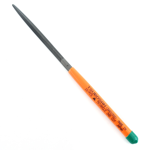 ツボサン・細工用ヤスリ中目三角・Ｋ−１０５１８５ＭＭ