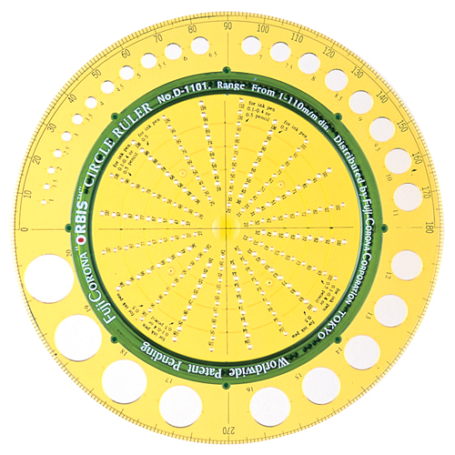 ドラパス・サークルルーラーＤ−１１０１・３３−０４１