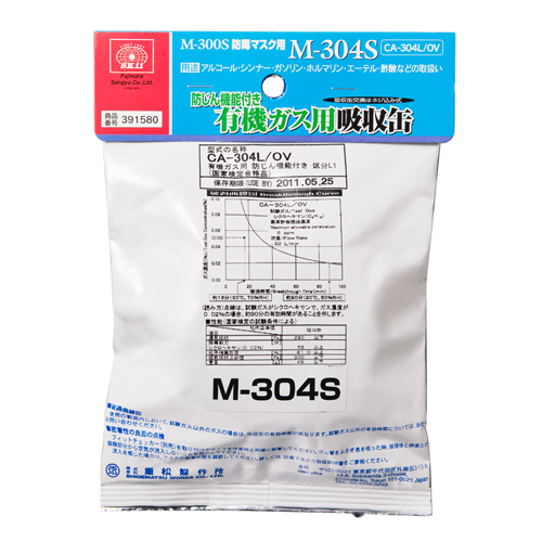 ＳＫ１１・Ｍ−３００吸収缶有機ガス・Ｍ−３０４Ｓフィルターツキ