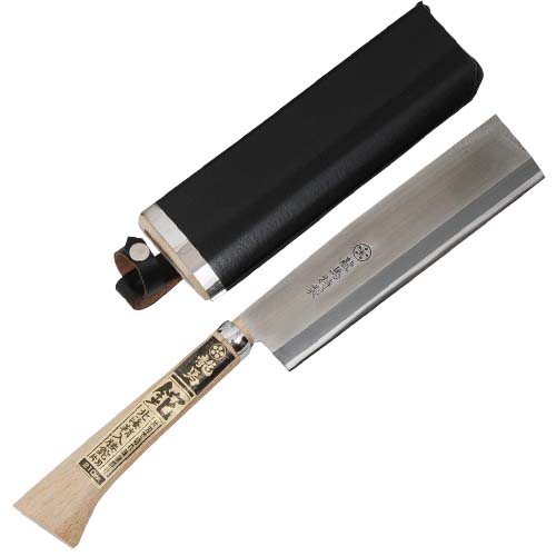 梅鉢龍馬・北海鞘入腰鉈片刃・２１０ＭＭ