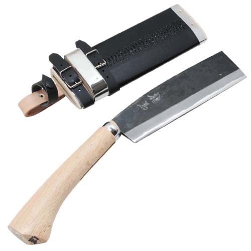 梅鉢龍馬・黒打両刃腰鉈・１８０ＭＭ