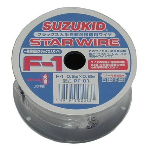 スズキット・スターワイヤ軟鋼用・ＰＦ−０１０．８Ｘ０．８Ｋ